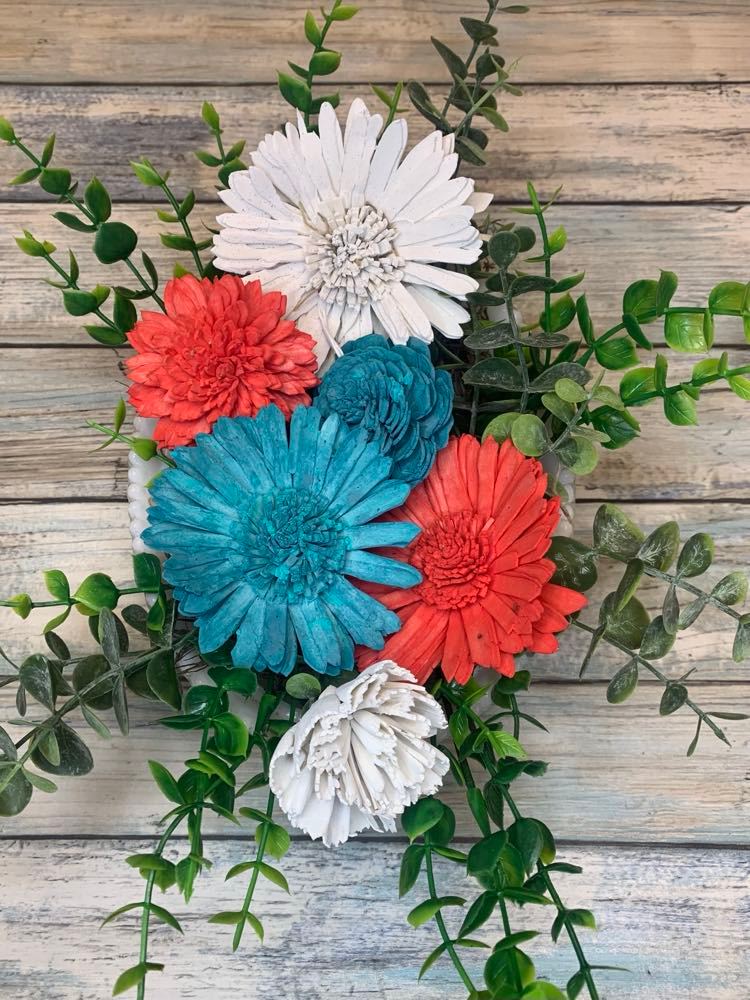 Spring Assortment of Wooden Flowers