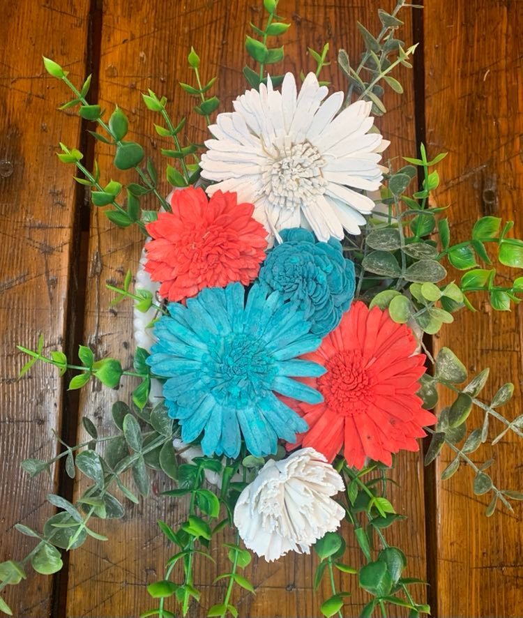 Spring Assortment of Wooden Flowers