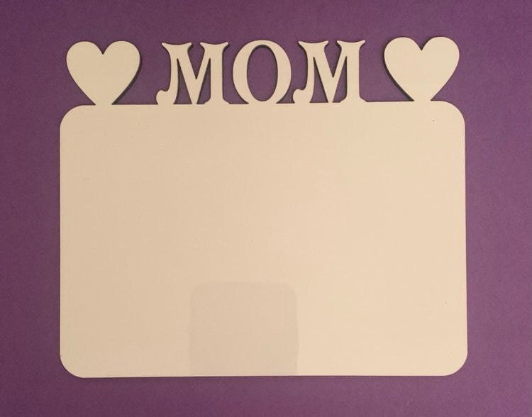 Mom sublimation sign with stand